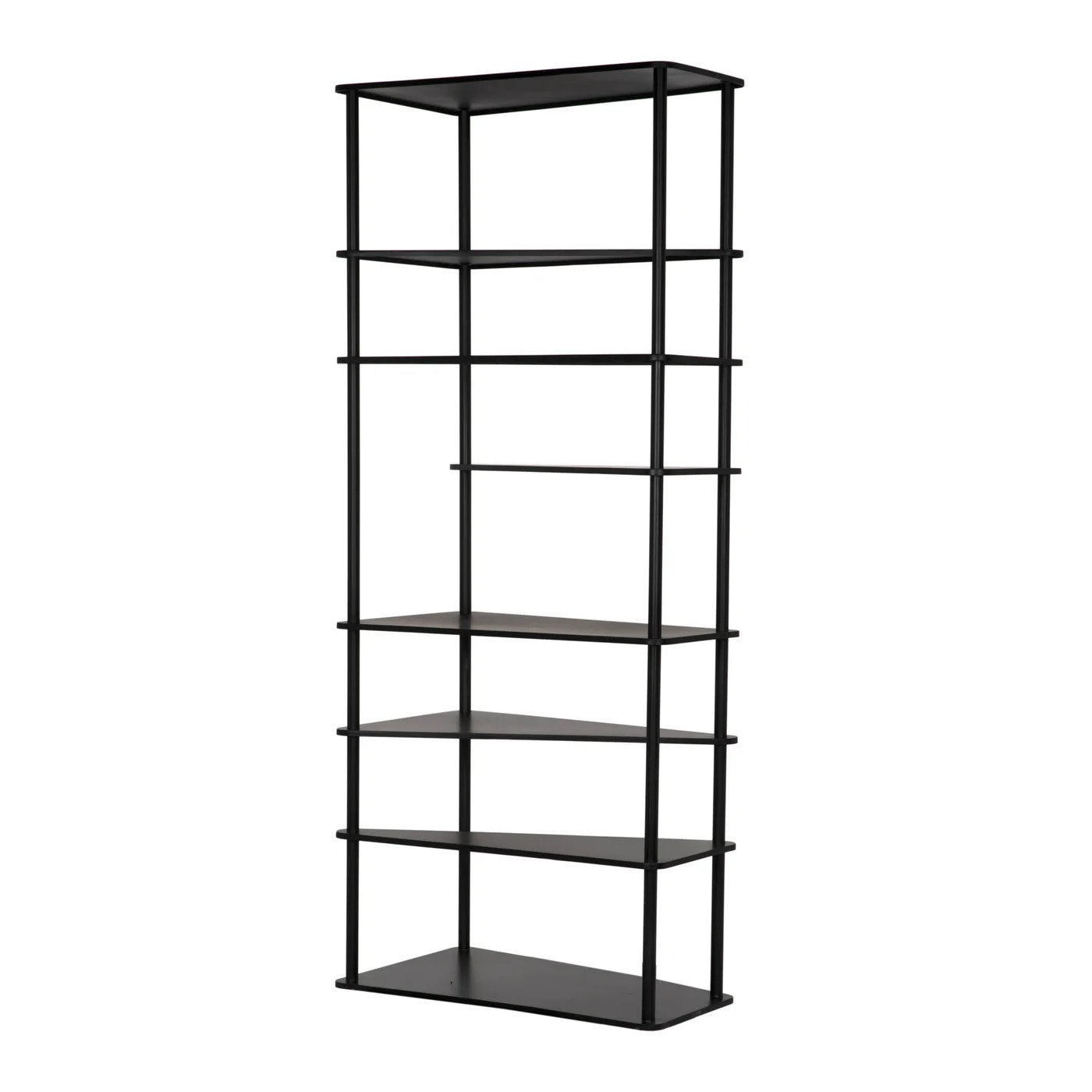 Noir Trading Inc Everest H X W Steel Geometric Bookcase Wayfair